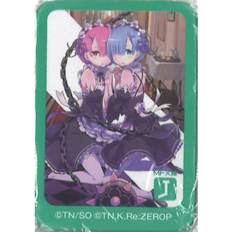 リゼロ　MF文庫J夏の学園祭限定　缶バッジ　レム&ラム Re:ゼロから始める異世界生活 MF文庫J 夏の学園祭2017 カンバッジ