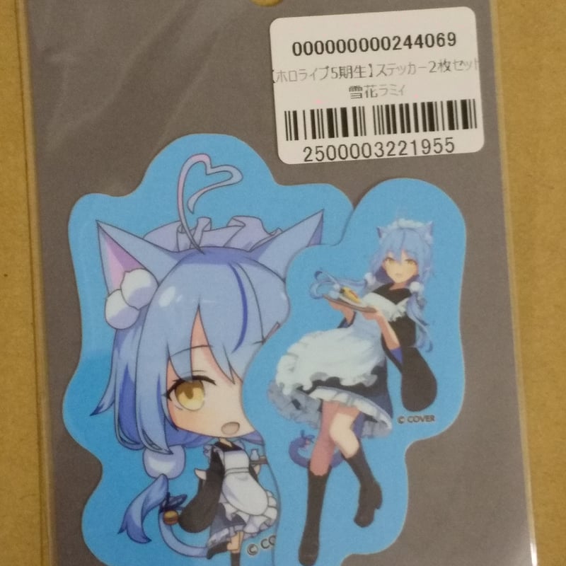 ホロライブ 雪花ラミィ ヴィレッジヴァンガード ステッカーセット | K