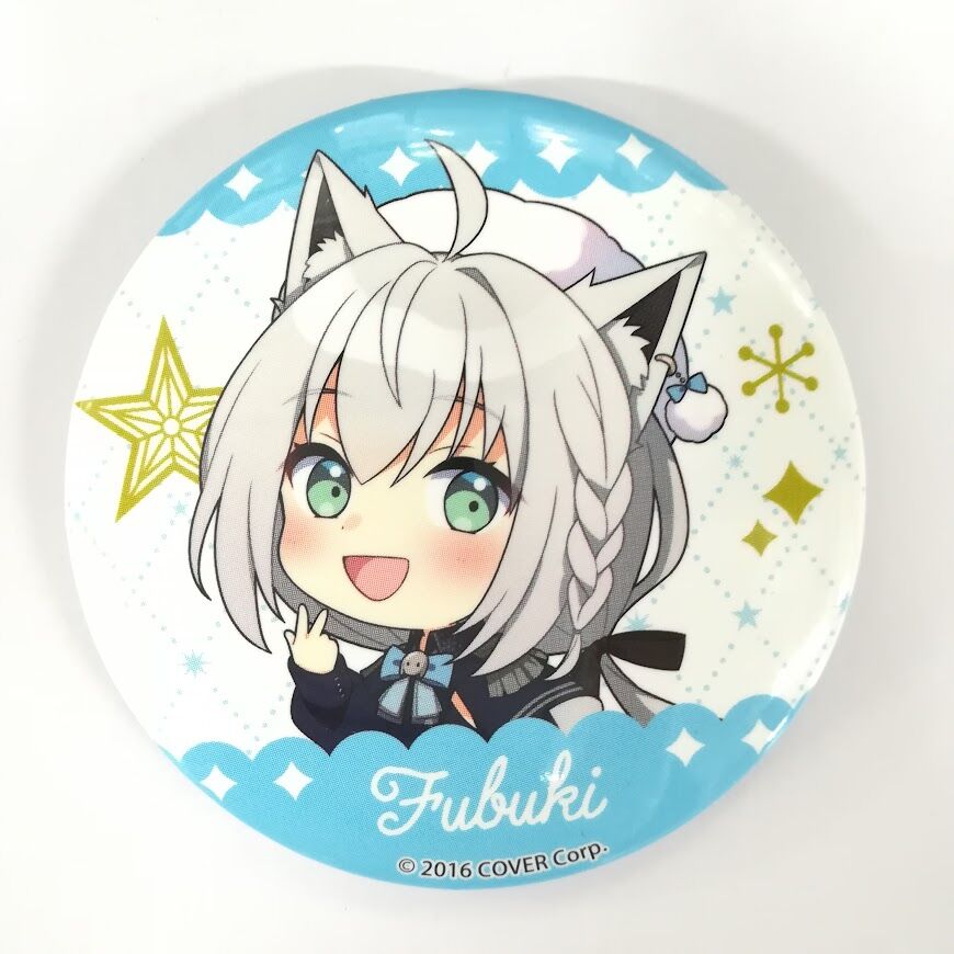 ホロライブ 白上フブキ 缶バッジミニキャラ 東京スカイツリータウン第2