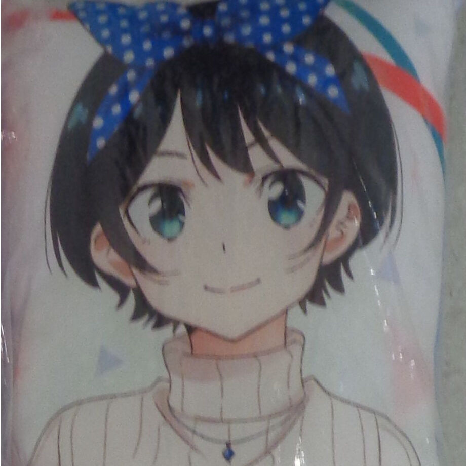 かのかり　更科瑠夏　クッションカバー ラバーマット　ゴシック風デート服 かのかり 更科瑠夏 クッションカバー ラバーマット ゴシック風