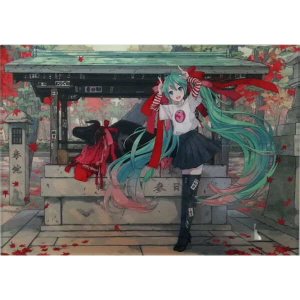 ボーカロイド 初音ミク アクリルパネルiXima先生絵柄 KYOTO NIPPON
