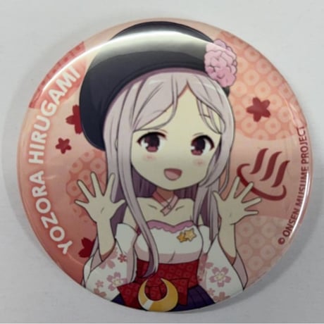 香澄夜空　缶バッジ アイカツスターズ！×サンリオキャラクターズ｜シュシュ「アイカツ