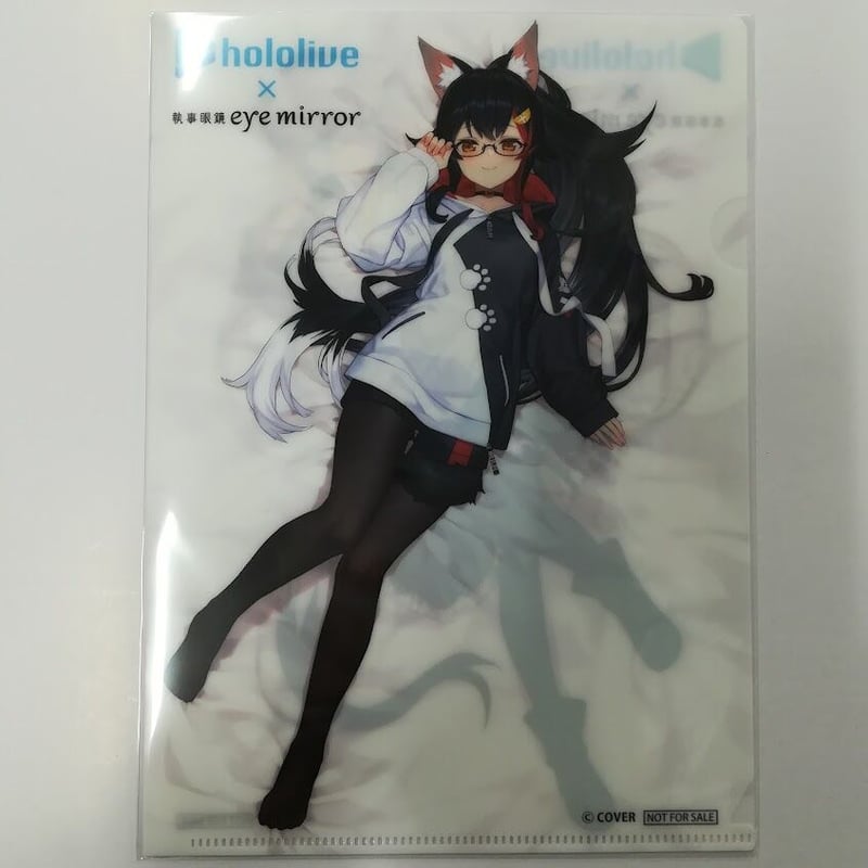 ホロライブ 白上フブキ＆大神ミオ クリアファイル 執事眼鏡