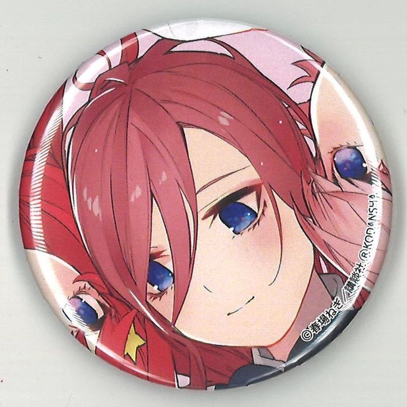 五等分の花嫁 THEキャラ SHOP 三玖　缶バッジ カラー 五等分の花嫁×THEキャラSHOP カンバッジ 中野三玖（カラー） | K