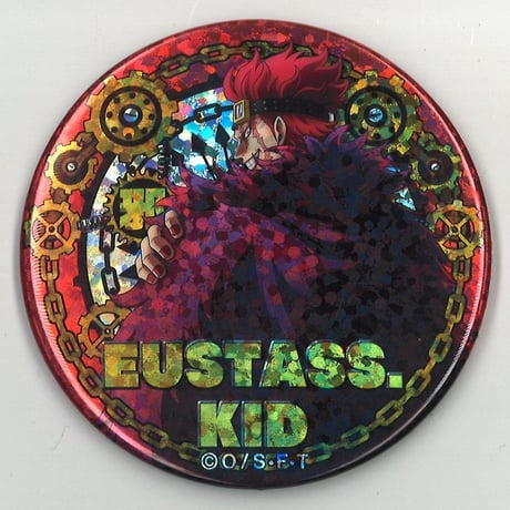 ・ワンピース 缶バッジ ユースタス・キッド