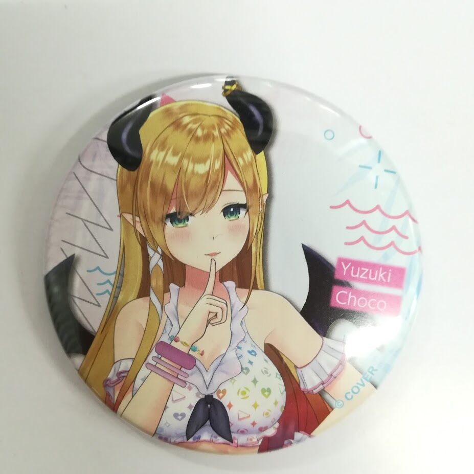 ホロライブ 癒月ちょこ 見やすく Yuzuki Choco 缶バッジ 直径 ホロライブ 癒月ちょこ 見やすく Yuzuki Choco 缶バッジ 直径