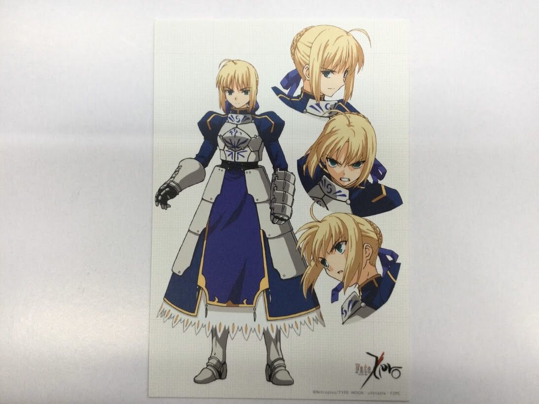 Fate/Zero 直筆イラスト 直筆サイン入り ポストカードアーチャー