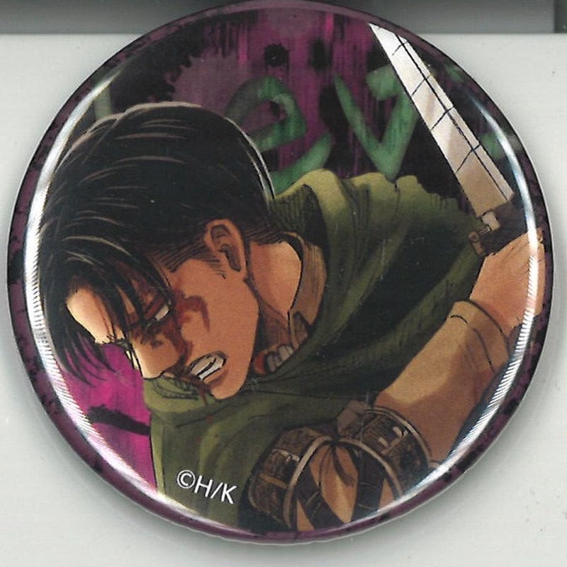 進撃の巨人 ヘキサライド 缶バッジ リヴァイ 進撃の巨人 ヘキサライド 缶バッジ リヴァイ | K-BOOKS 秋葉原