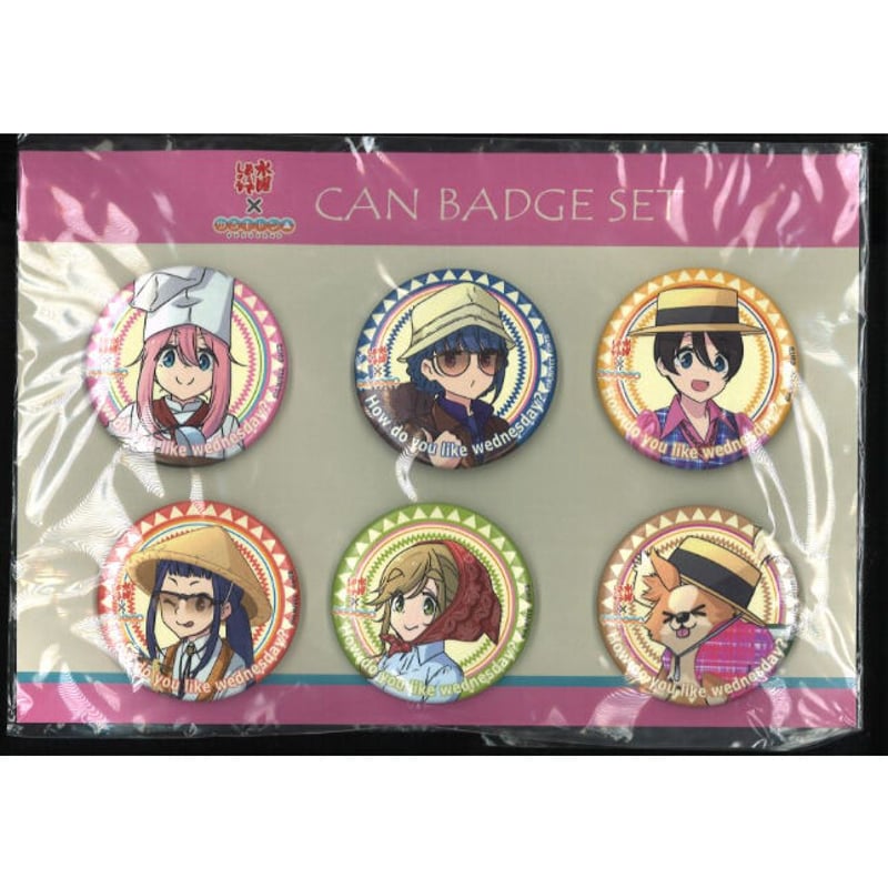 ゆるキャン△ ×水曜どうでしょう缶バッジ6個セット | K-BOOKS 秋葉原