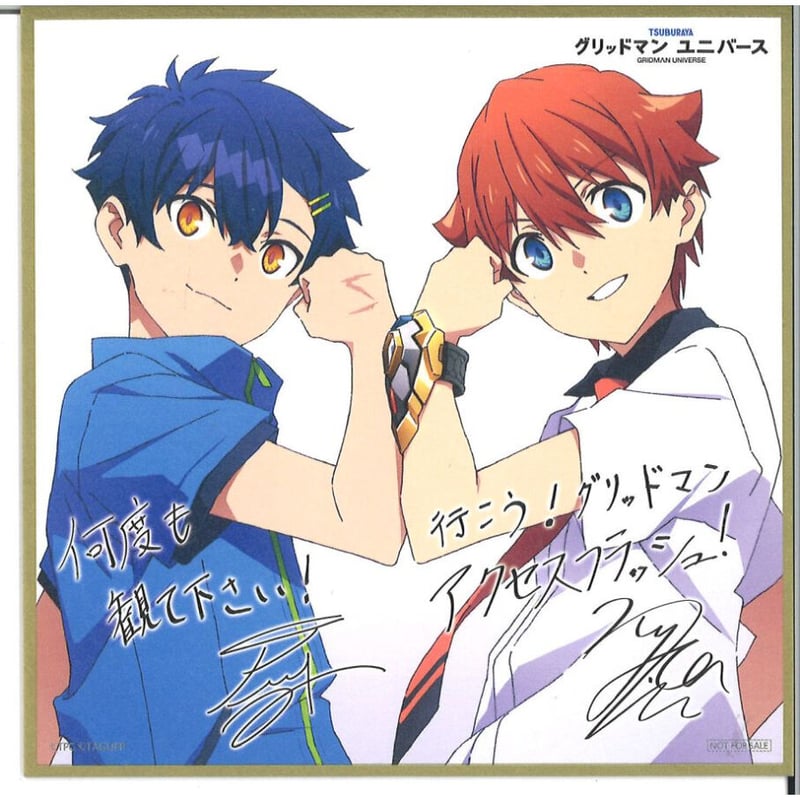 Reバース 響 裕太＆グリッドマン PP サイン グリッドマンユニバース PP 響 裕太&グリッドマン（Universe Fighter）（サイン入り