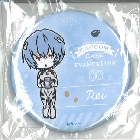エヴァンゲリオン カプコンカフェ 缶バッジ 綾波レイ 2種セット カプコンカフェシン・エヴァンゲリオン劇場 | STORES