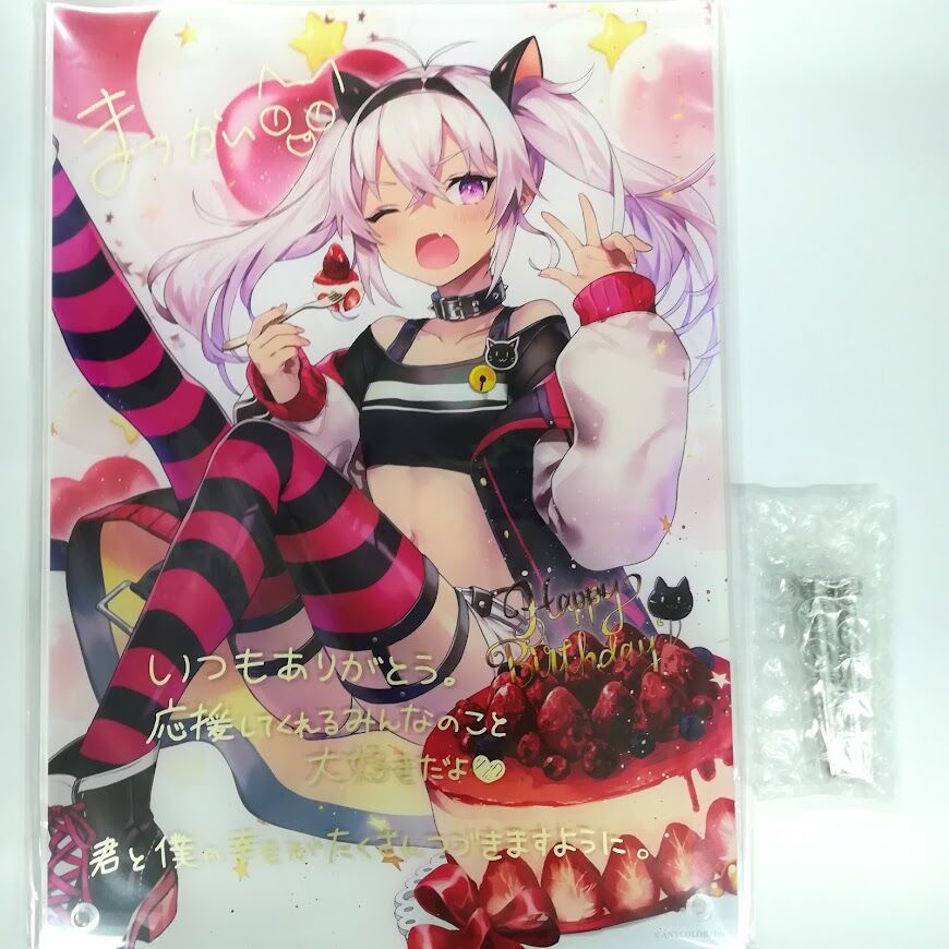 魔使マオ　誕生日グッズ　アクリルフォトフレーム にじさんじ 魔使マオ 誕生日グッズ2021 アクリルパネル | K-BOOKS 秋葉原