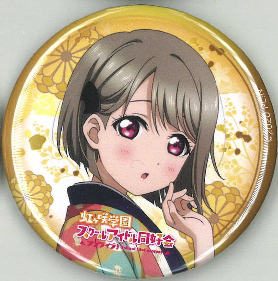 ラブライブ かすみ 缶バッジ 1st - コミック/アニメグッズ