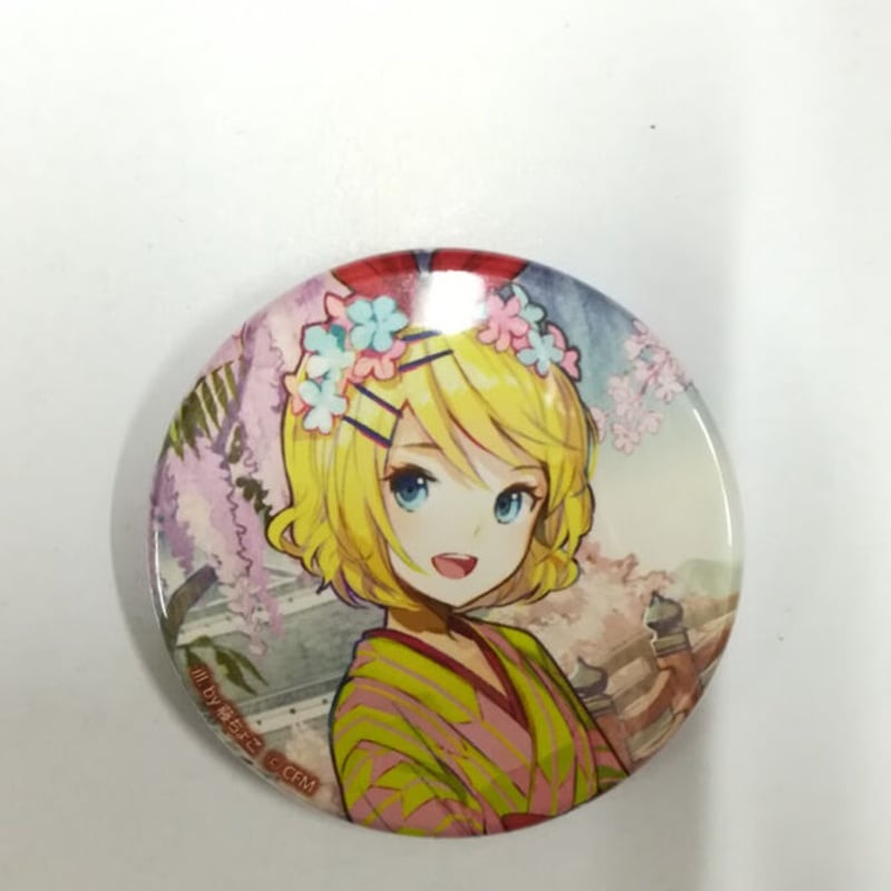 鏡音リン プロセカ グリッター缶バッジ vol.8 A 鏡音リン プロセカ