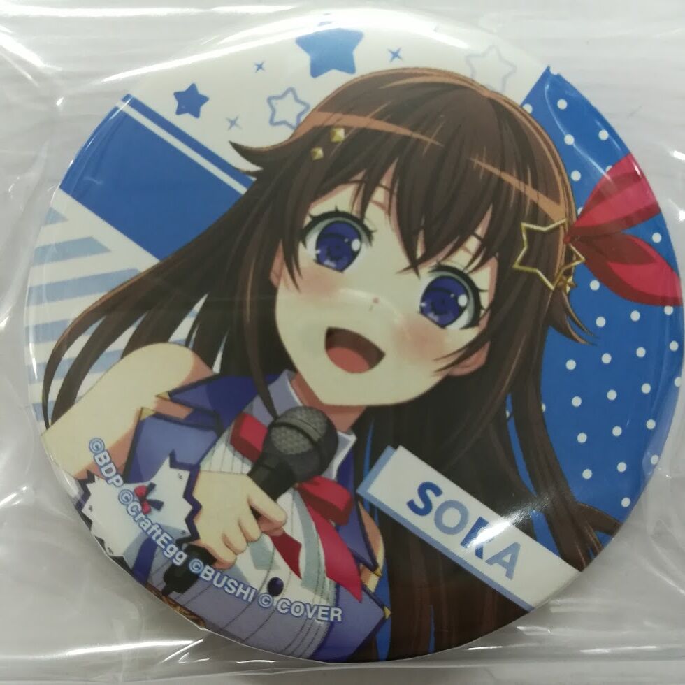 ホロライブBanG Dream! コラボ ときのそら 限定 缶バッジ ホロライブ ときのそら 缶バッジ BanG Dream! ガールズバンドパーティ