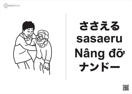 看護で使うベトナム語「COMIGRAM®」100個データパック【A4印刷可・高解像度版】