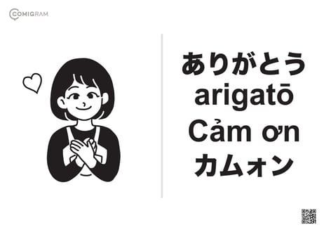 よく使うベトナム語「COMIGRAM®」100個データパック【A4印刷可・高解像度版】
