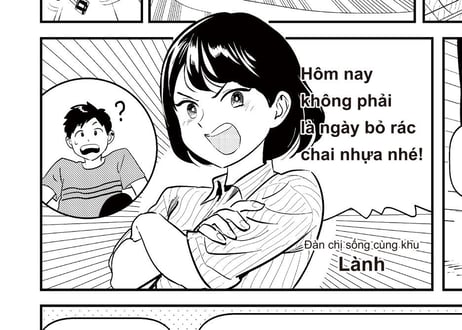 マンガで覚える日本の暮らし①「ゴミの捨て方」編（ベトナム語）