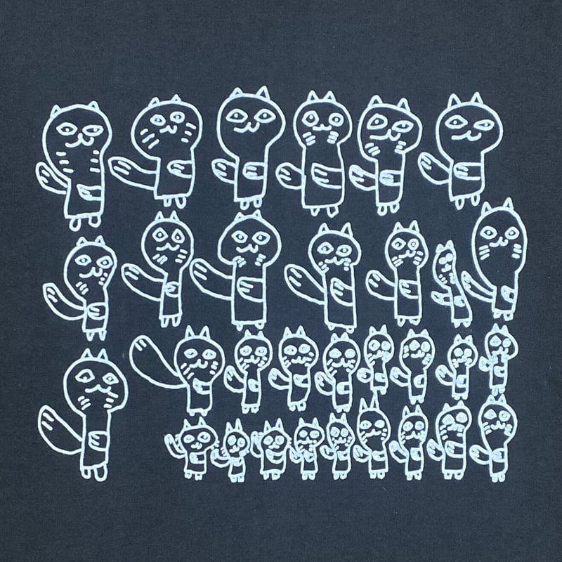 まねきねこTシャツ【スミブラック】 | HANAHANA ONLINESTORE