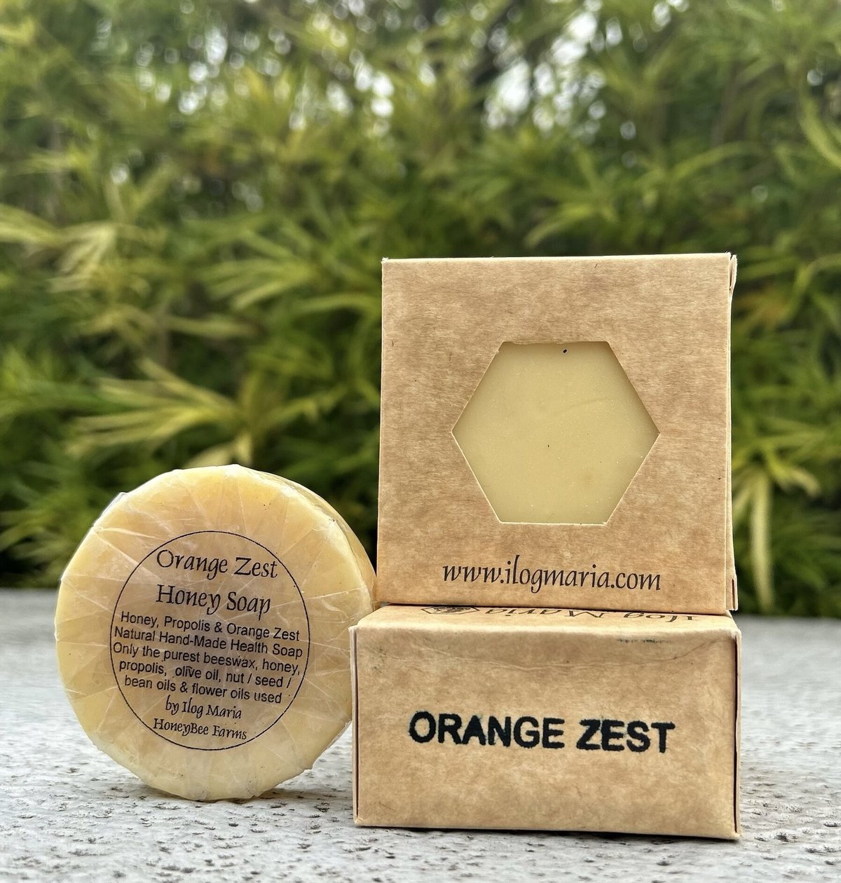 Orange Zest Honey Soap オレンジの皮蜂蜜石鹸 | Bees Miracle