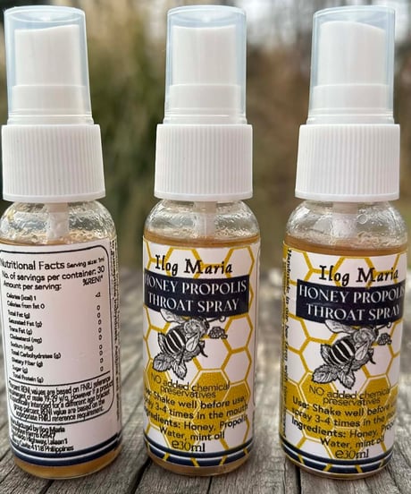 Honey propolis throat spray　プロポリスマウススプレー