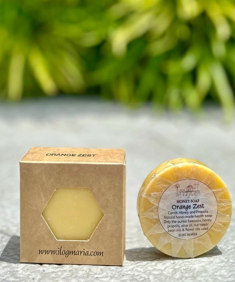 Orange Zest Honey Soap オレンジの皮蜂蜜石鹸 | Bees Miracle