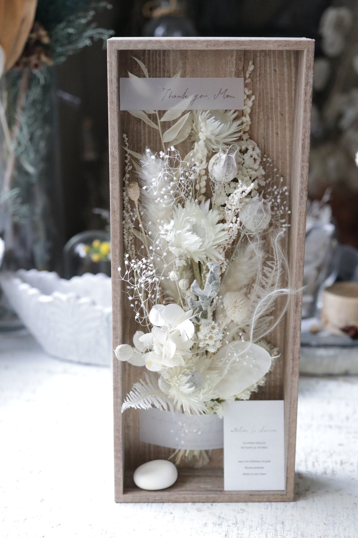 アロマストーン✩.*˚フレームアレンジ 好きなお花と香りで作る♪フレーム