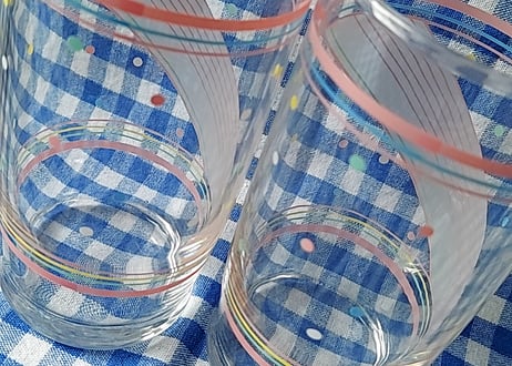 Fancyな水玉のグラス