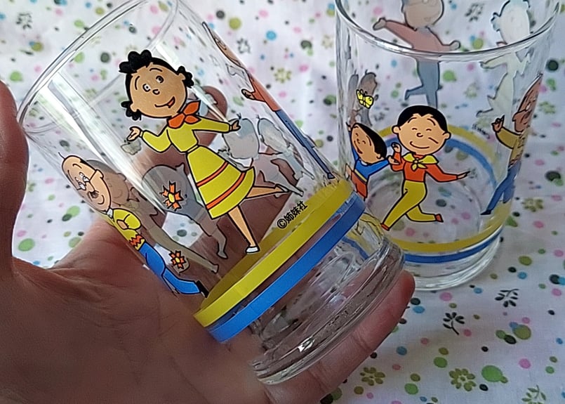 佐々木ガラス・サザエさんグラス | あんちーくKIDAN STORE