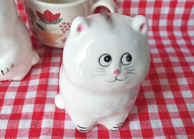 内藤ルネ🐱Fancy猫の貯金箱 | あんちーくKIDAN STORE