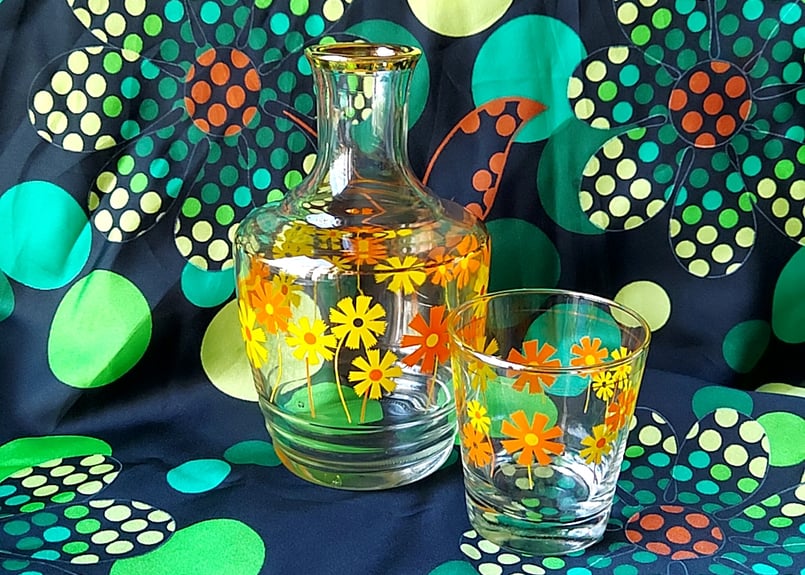 アデリア・アリス柄🌼*・冠水瓶 | あんちーくKIDAN STORE