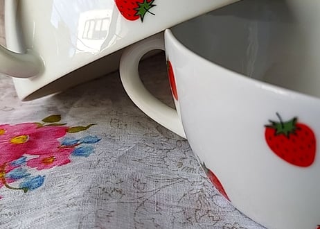 苺の両手持ちカップ🍓