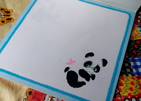 Hallmark製、雫パンダmemo