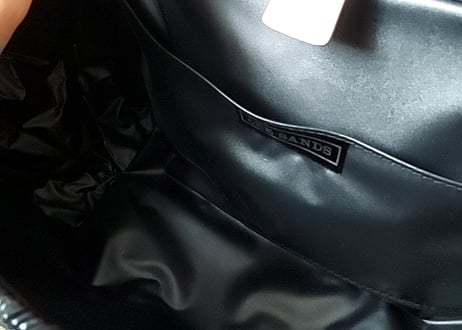 ビニールとラタンのVintageBAG