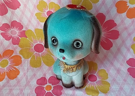 色変わり・首振りフロッキーのわんちゃん