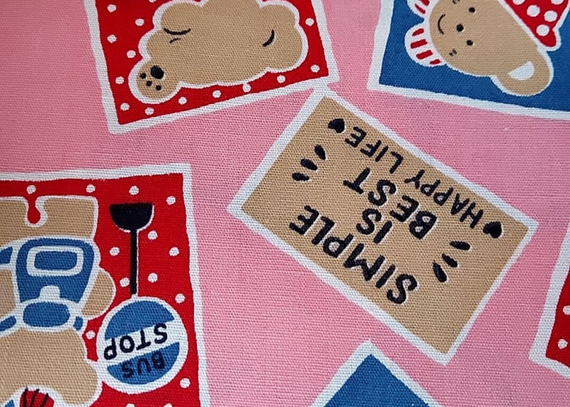 ピンク地・ファンシーくま🧸レトロ生地 | あんちーくKIDAN STORE ピンク地・ファンシーくま🧸レトロ生地 | あんちーくKIDAN STORE