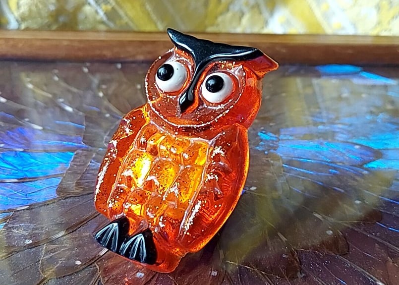 ルーサイトのフクロウライト | あんちーくKIDAN STORE