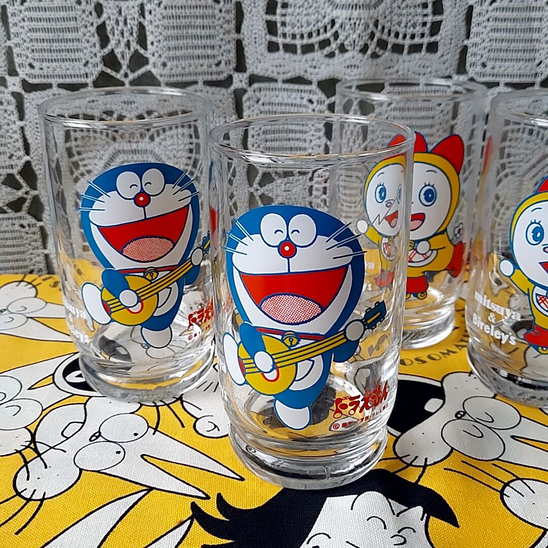 三ツ矢サイダー×バヤリース✩.*˚ドラえもんグラス | あんちーく