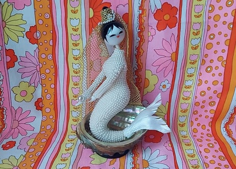 伊勢志摩土産品・マーメイドのパール人形🧜‍♀️