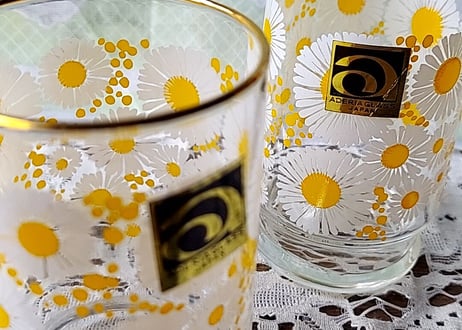 アデリア✩.*˚Daisy柄グラス…小