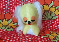 レトロな眠りプードル🐩ぬいぐるみ