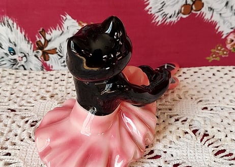 黒猫のバレリーナ✩.*˚ポーセリン
