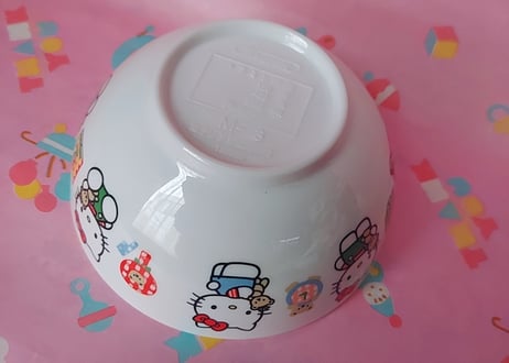 1994年SANRIO🎀キティちゃんのプラスティックお茶碗