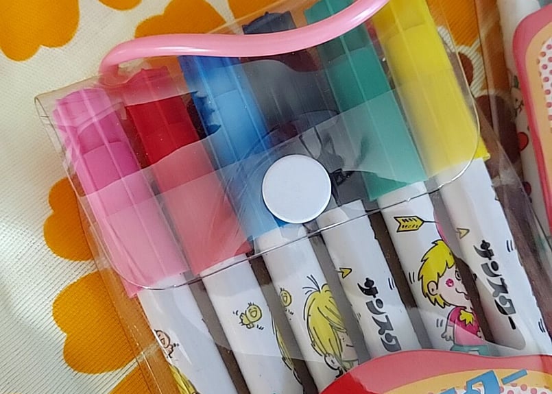 亜土ちゃん　スペシャルセット サンスター✨️亜土ちゃんのスケッチペン | あんちーくKIDAN STORE