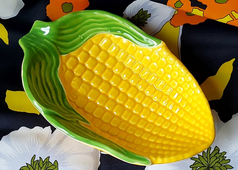 陶器のとうもろこし深皿 | あんちーくKIDAN STORE