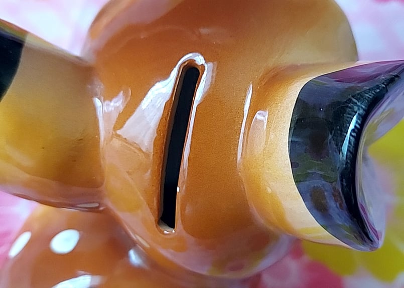 ウォルト・ディズニー💕バンビ陶器の貯金箱 | あんちーくKIDAN STORE