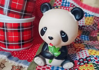 三菱銀行🌿パンダのノベルティソフビマスコット