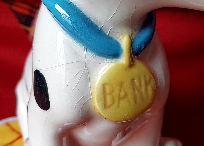 Disney・101匹わんちゃん陶器の貯金箱 | あんちーくKIDAN STORE