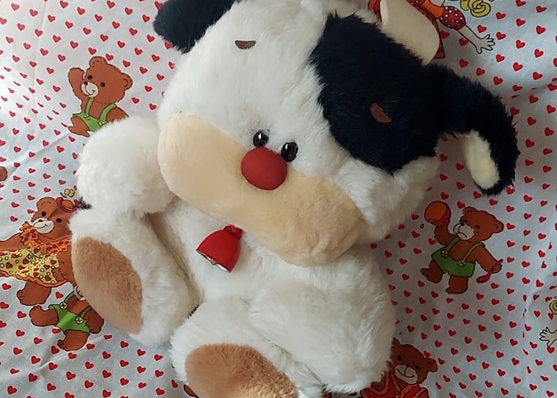 オオイケ🐮モーモー牛 ぬいぐるみ | あんちーくKIDAN STORE