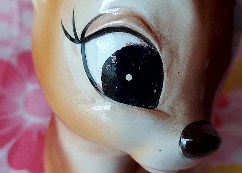 ウォルト・ディズニー💕バンビ陶器の貯金箱 | あんちーくKIDAN STORE